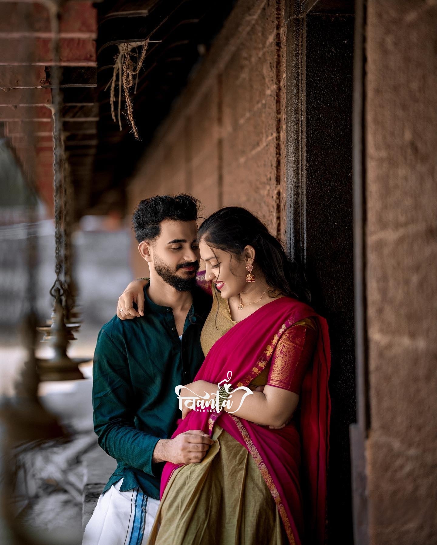 Padmaja Cotton Half Saree - GOLD