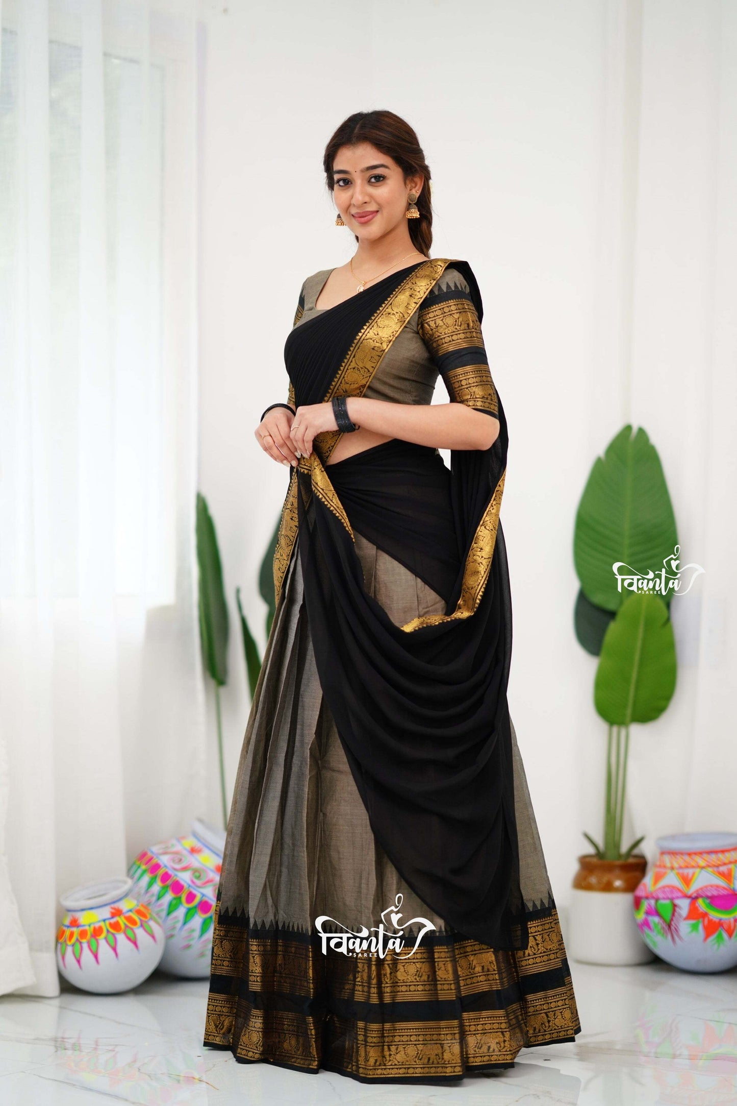 Padmaja Cotton Half Saree