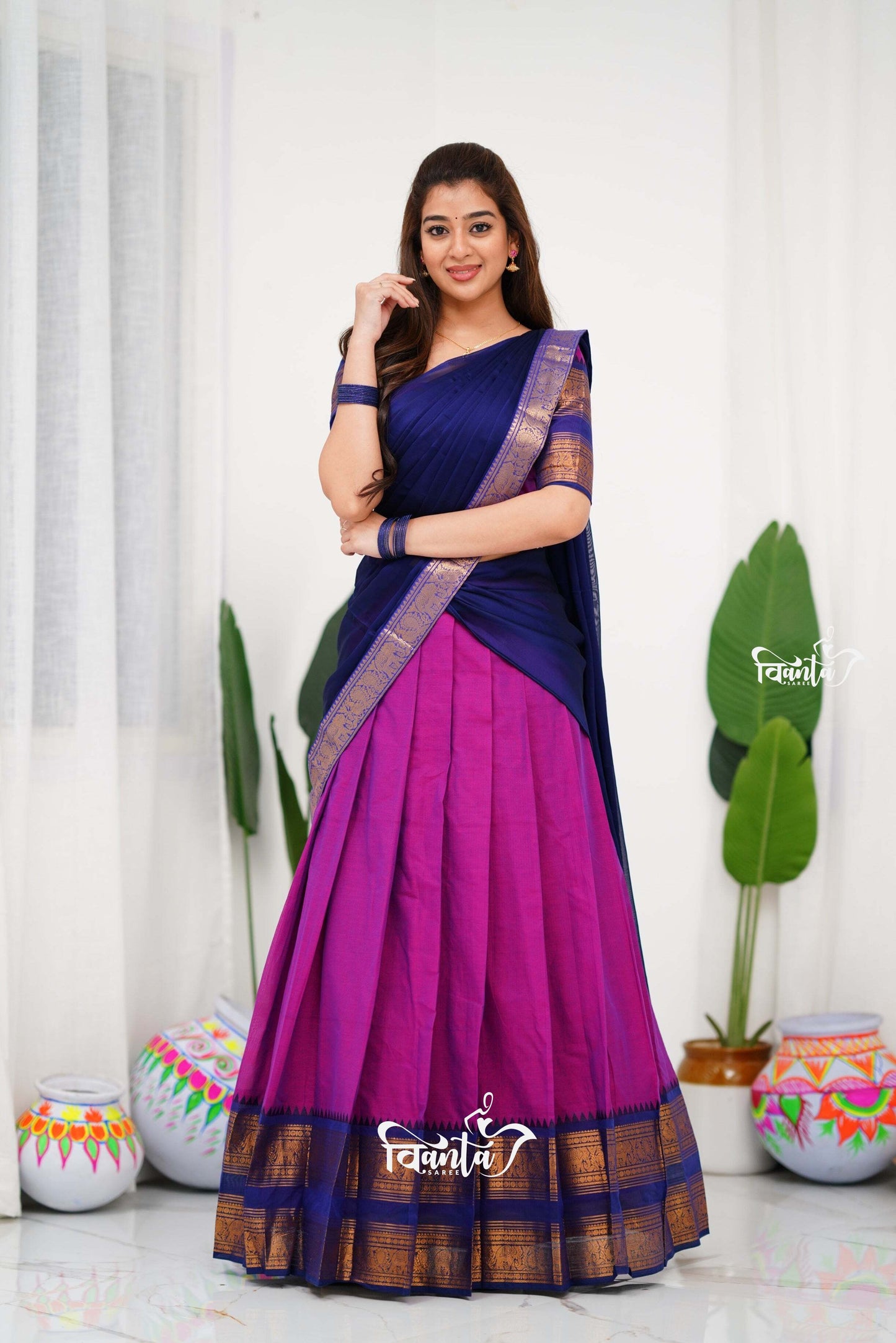 Padmaja Cotton Half Saree