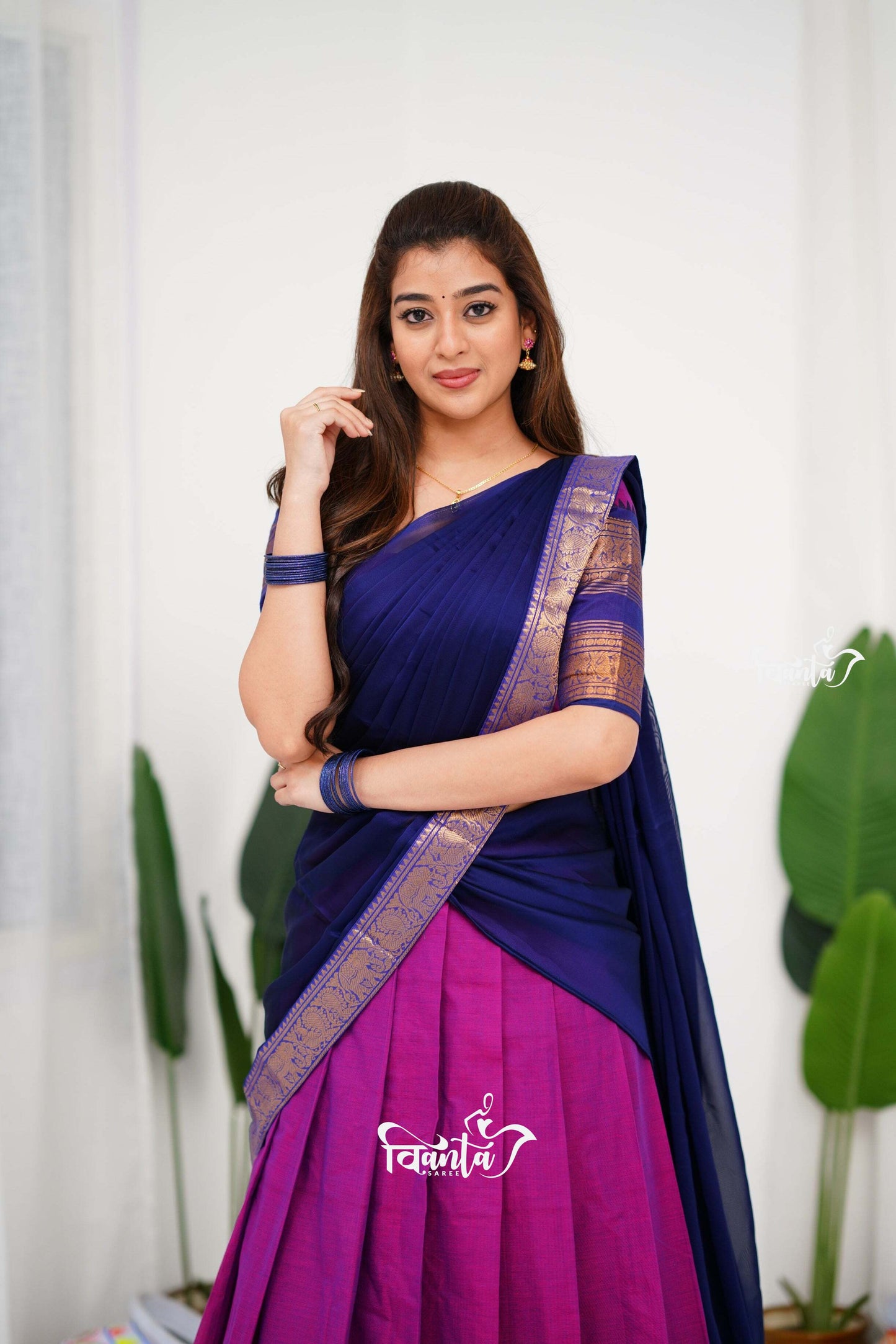 Padmaja Cotton Half Saree