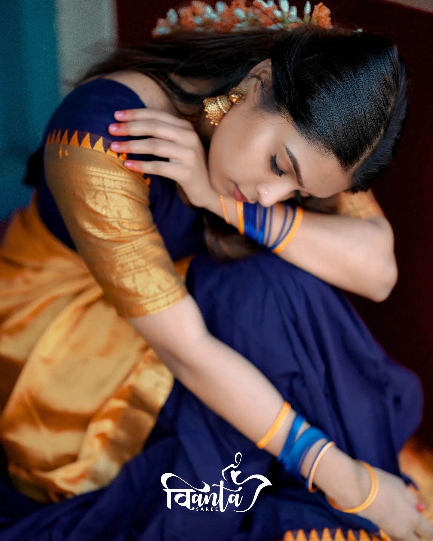 Kanjivaram Silk Zari Half Saree Lehenga With Blouse Along With Banarsi Silk Dupatta