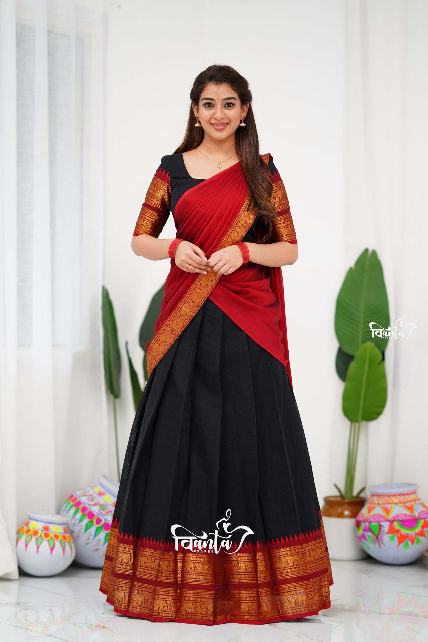 Padmaja Cotton Half Saree