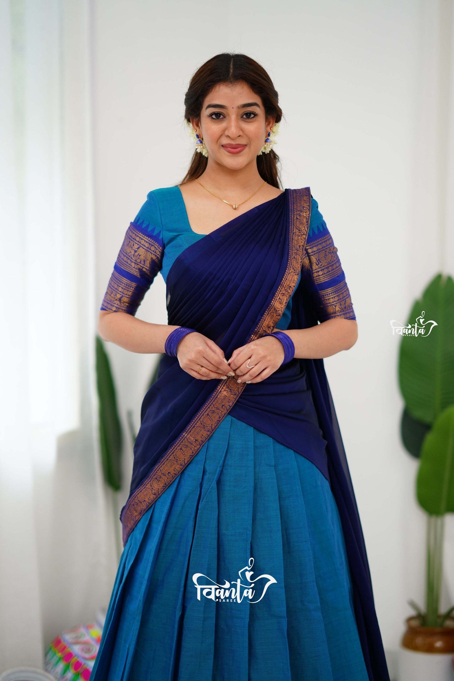 Padmaja Cotton Half Saree
