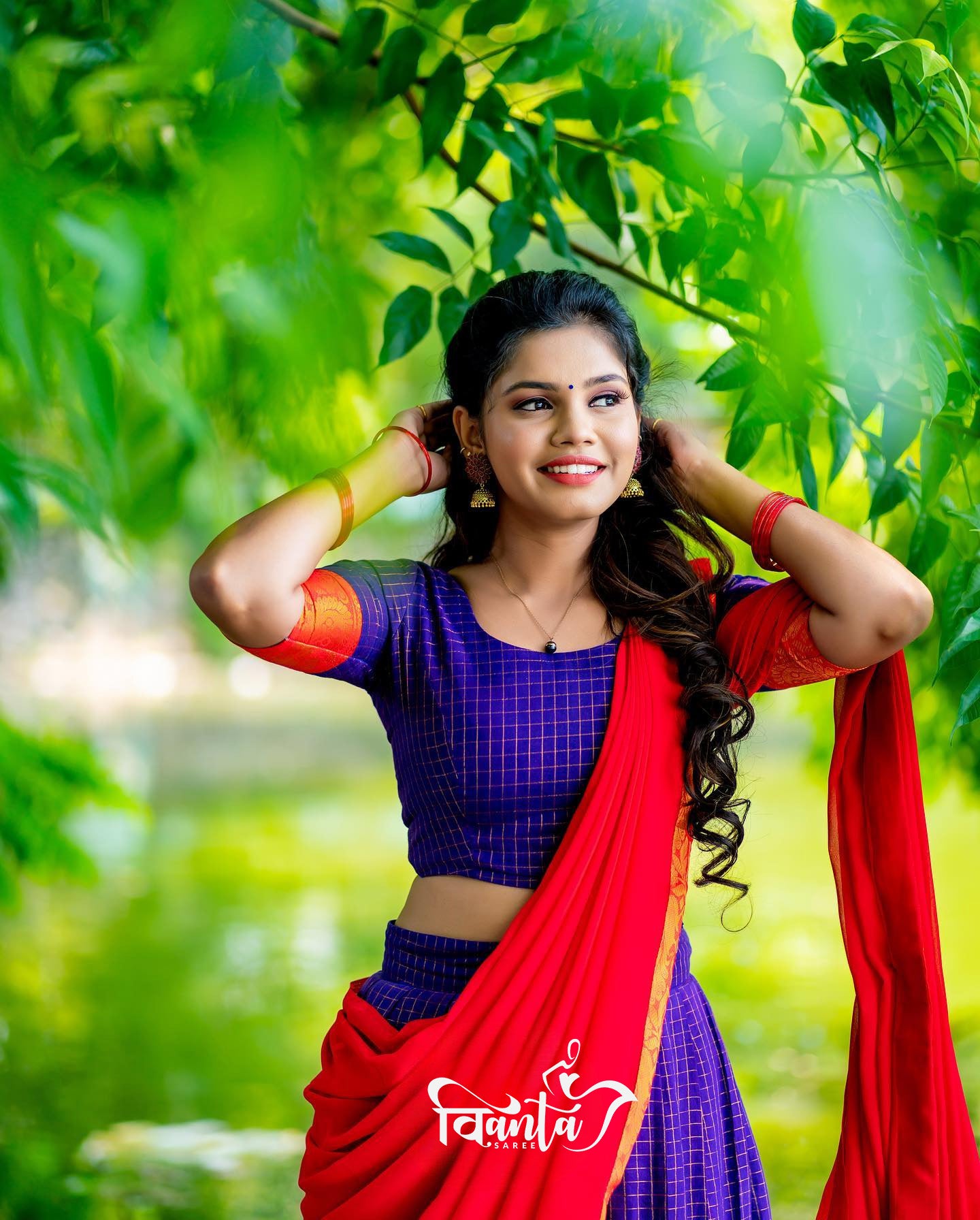 Kanjivaram Silk Zari Half Saree Lehenga With Blouse Along With Banarsi Silk Dupatta