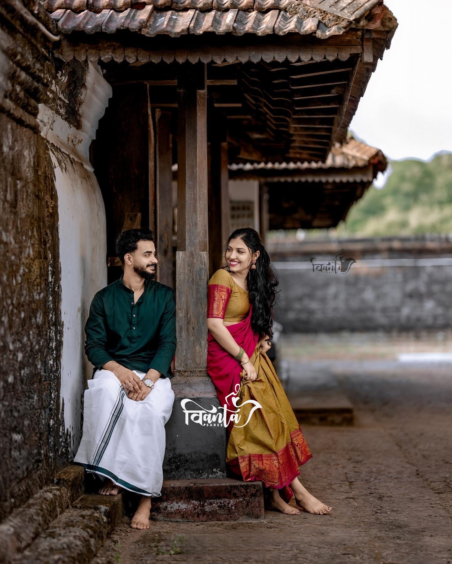 Padmaja Cotton Half Saree - GOLD
