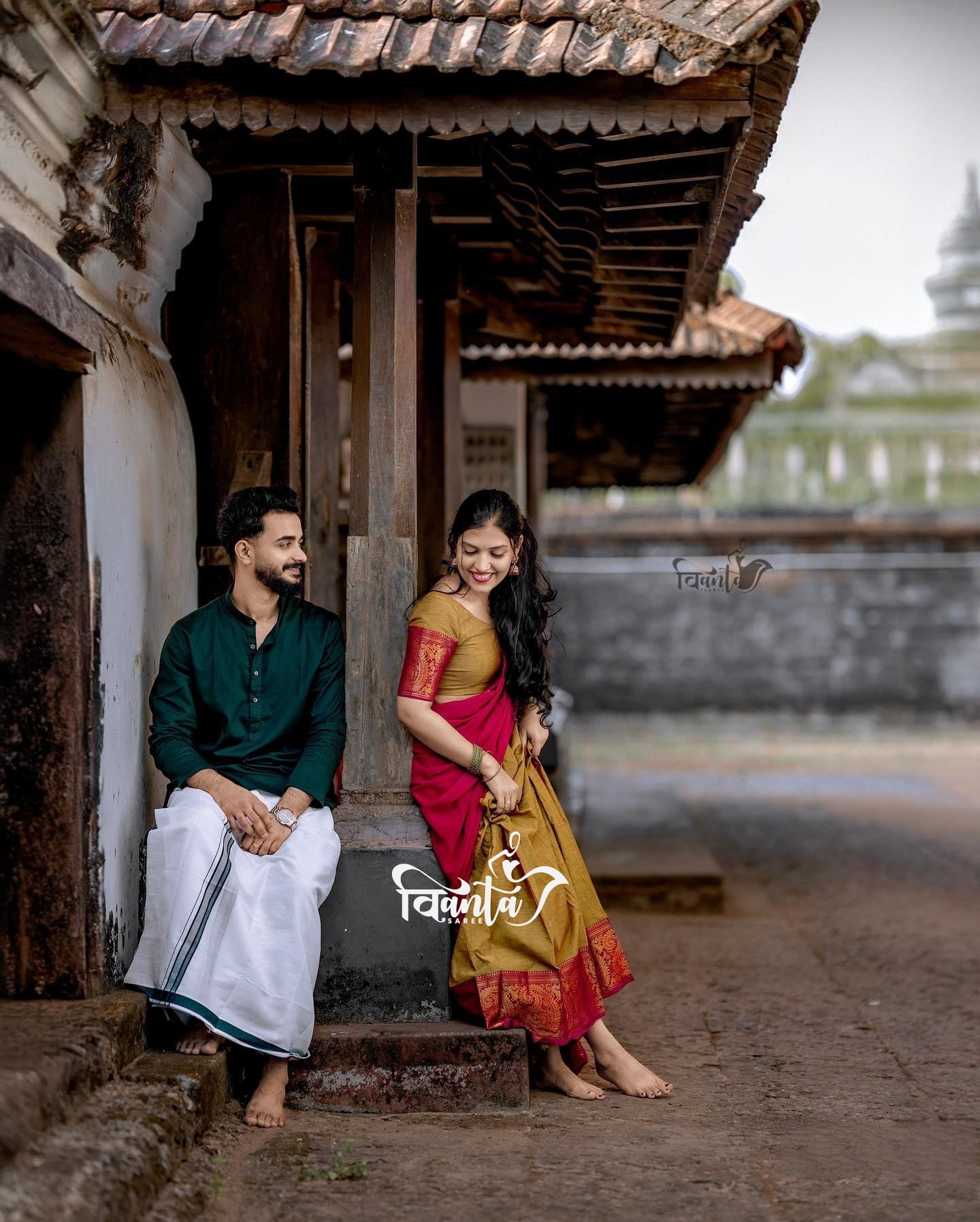 Padmaja Cotton Half Saree - GOLD