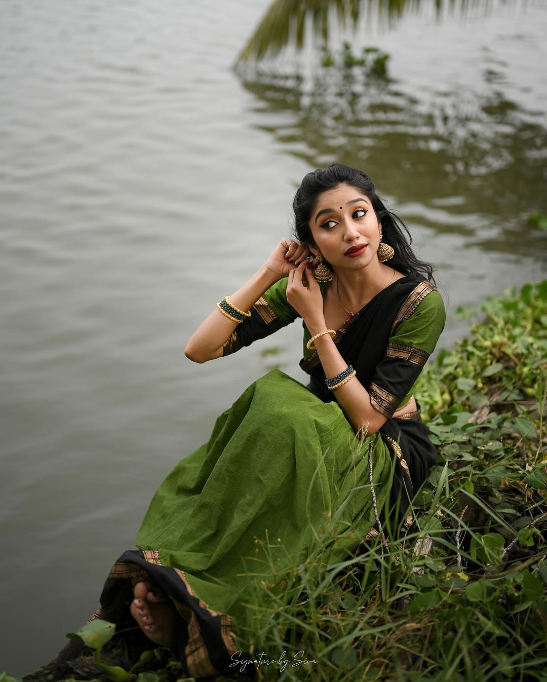 Kanjivaram Silk Zari Half Saree Lehenga With Blouse Along With Banarsi Silk Dupatta