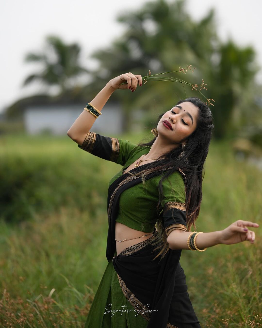 Kanjivaram Silk Zari Half Saree Lehenga With Blouse Along With Banarsi Silk Dupatta