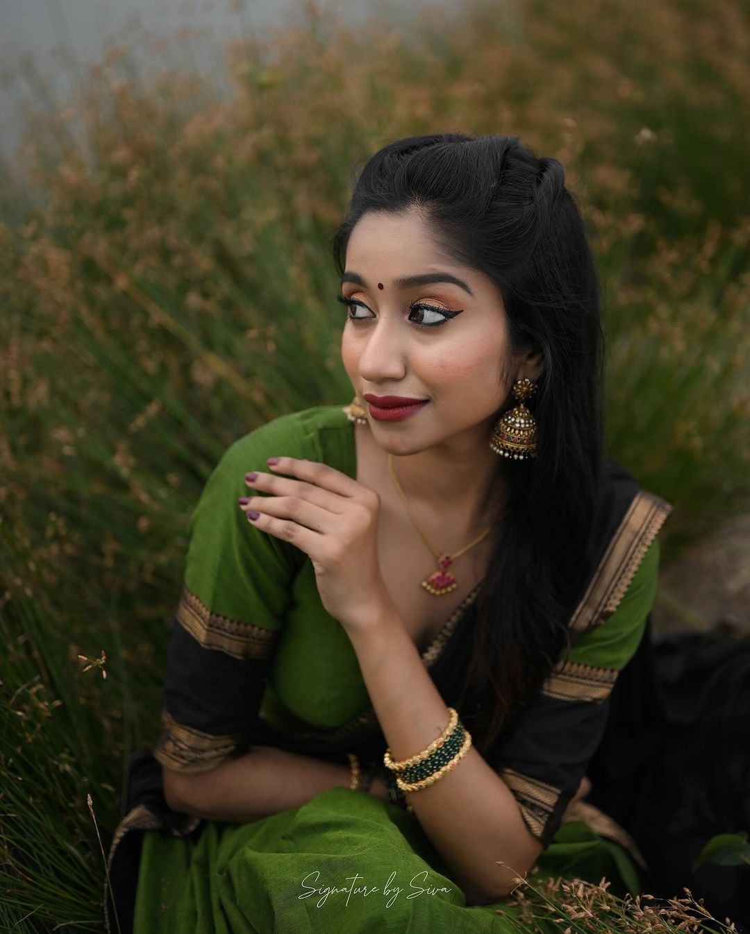 Kanjivaram Silk Zari Half Saree Lehenga With Blouse Along With Banarsi Silk Dupatta