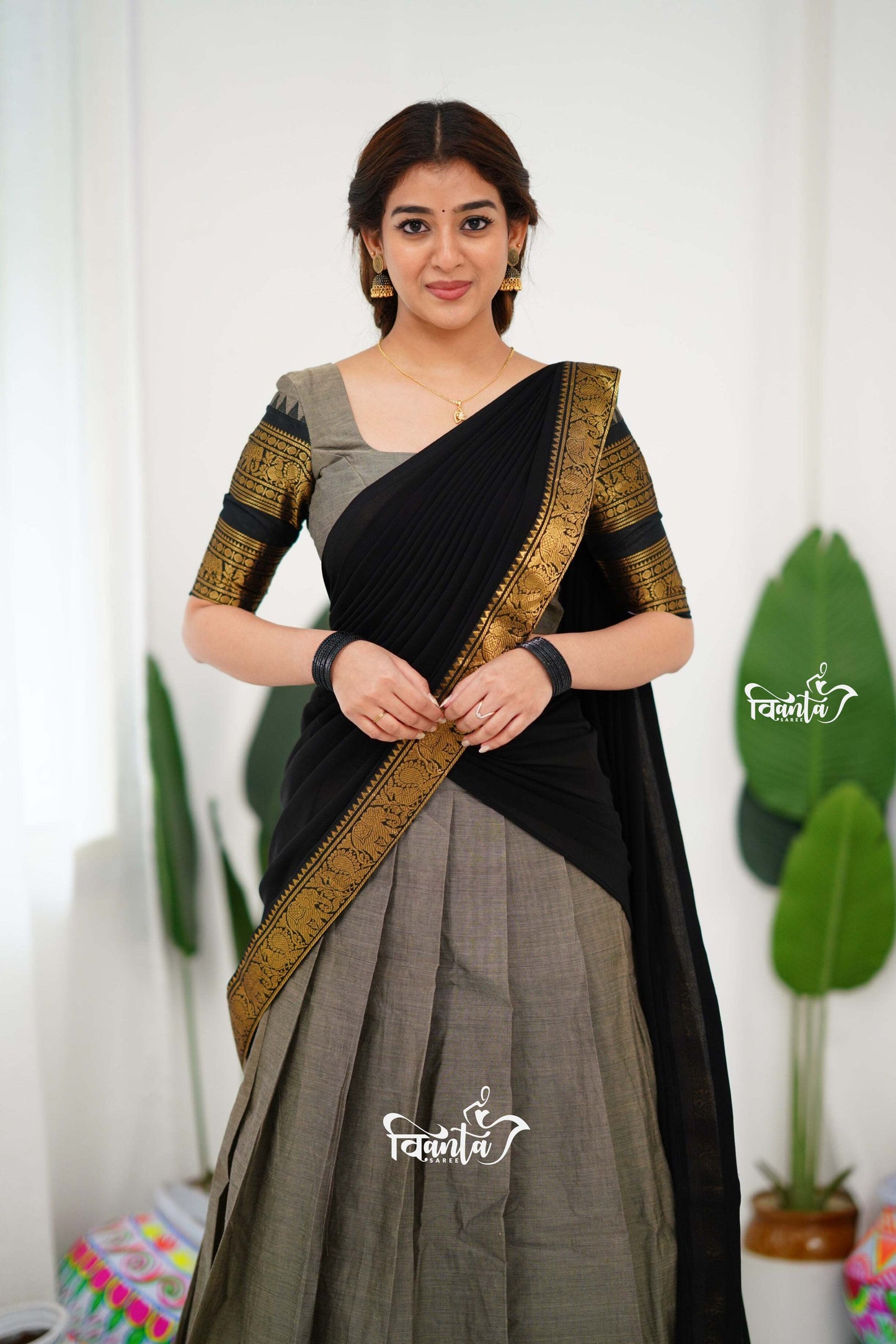 Padmaja Cotton Half Saree