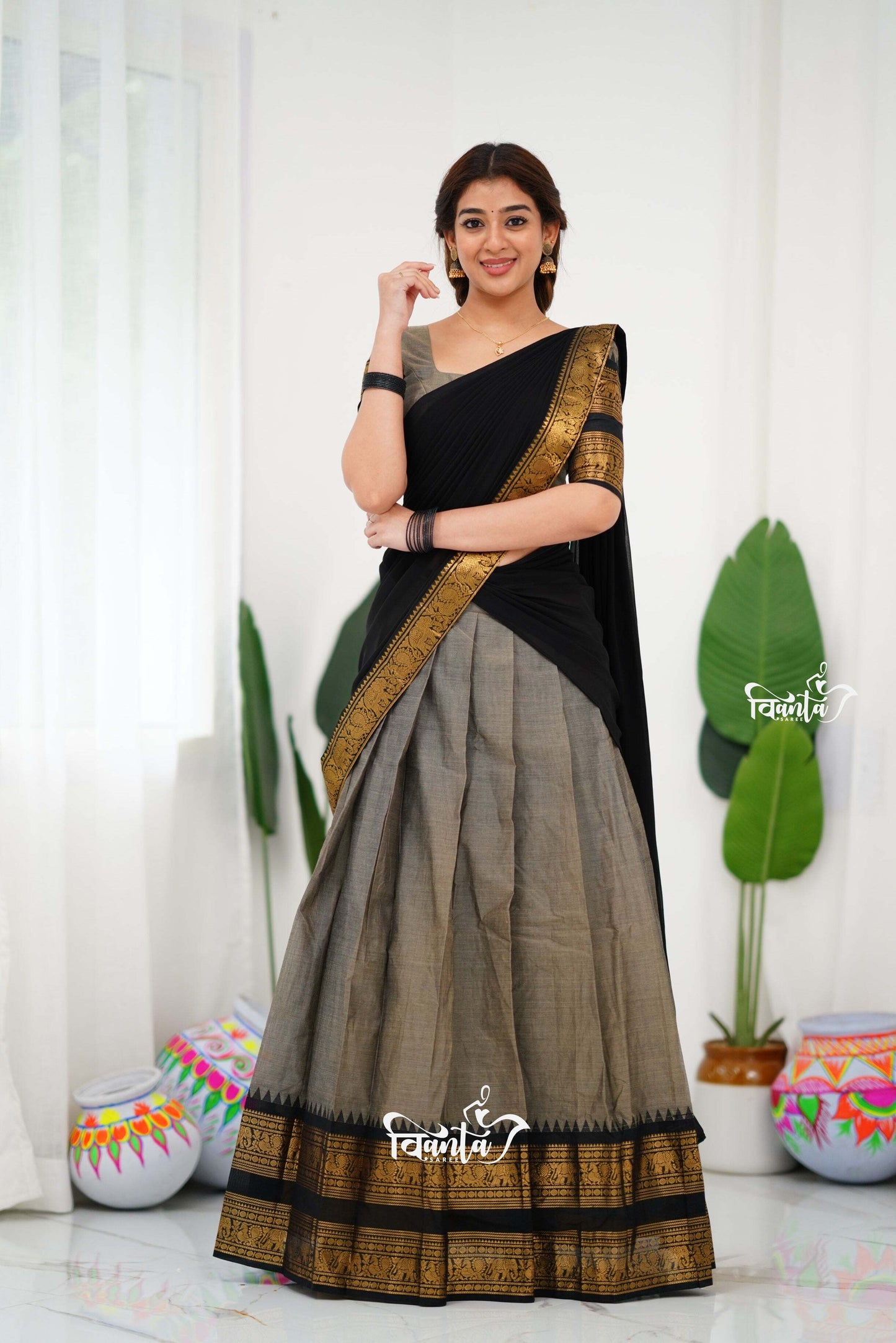 Padmaja Cotton Half Saree