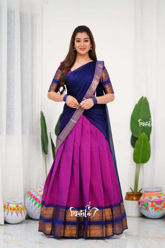 Padmaja Cotton Half Saree