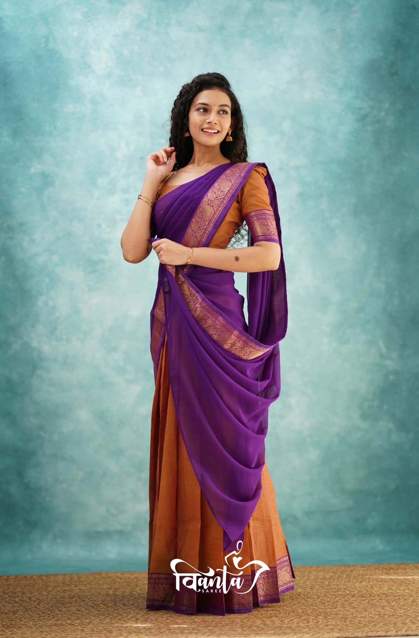 Kanjivaram Silk Zari Half Saree Lehenga With Blouse Along With Banarsi Silk Dupatta