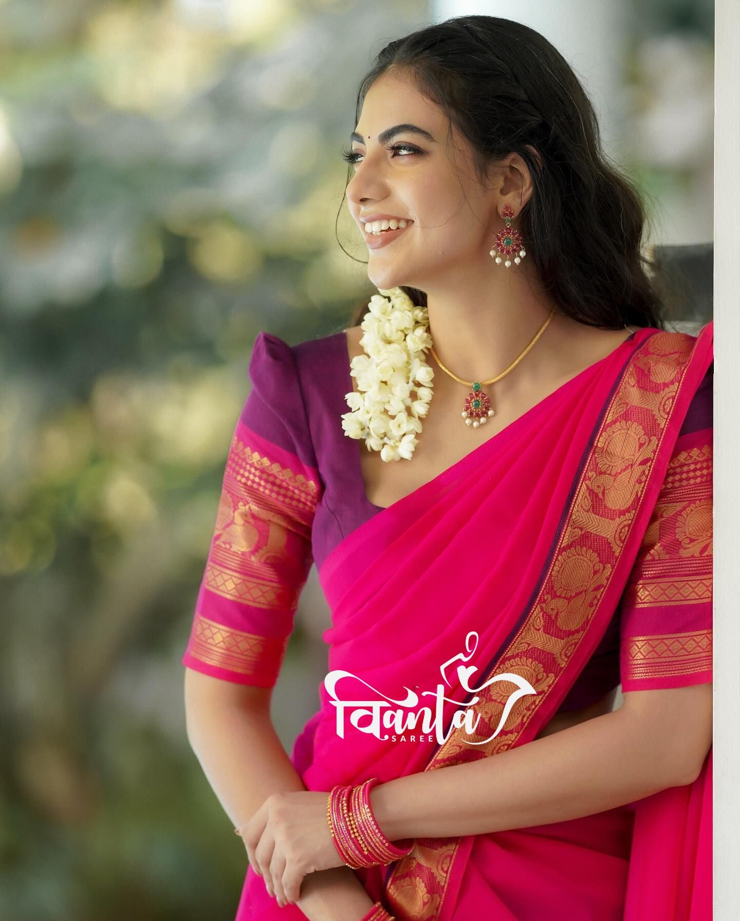 Kanjiveram Cotton Silk Half Saree