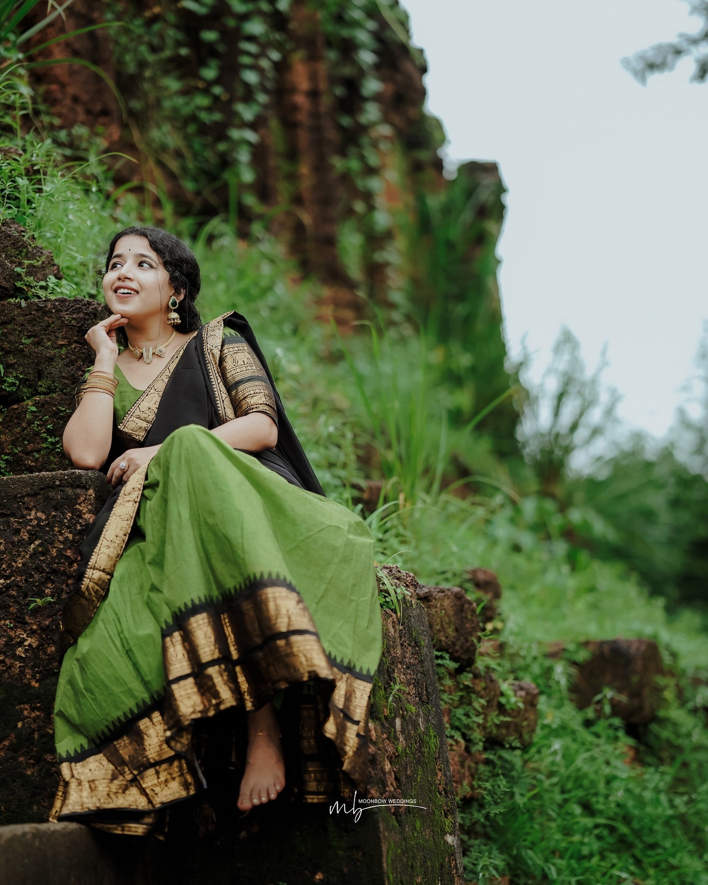 Kanjivaram Silk Zari Half Saree Lehenga With Blouse Along With Banarsi Silk Dupatta