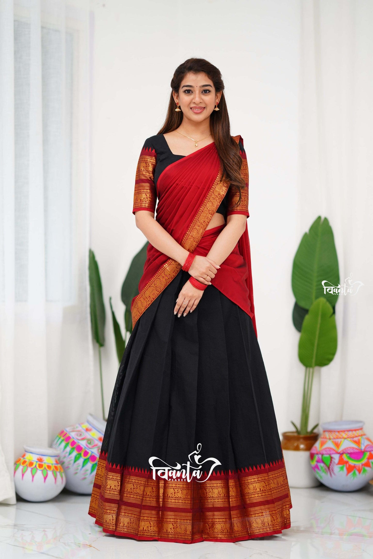 Padmaja Cotton Half Saree