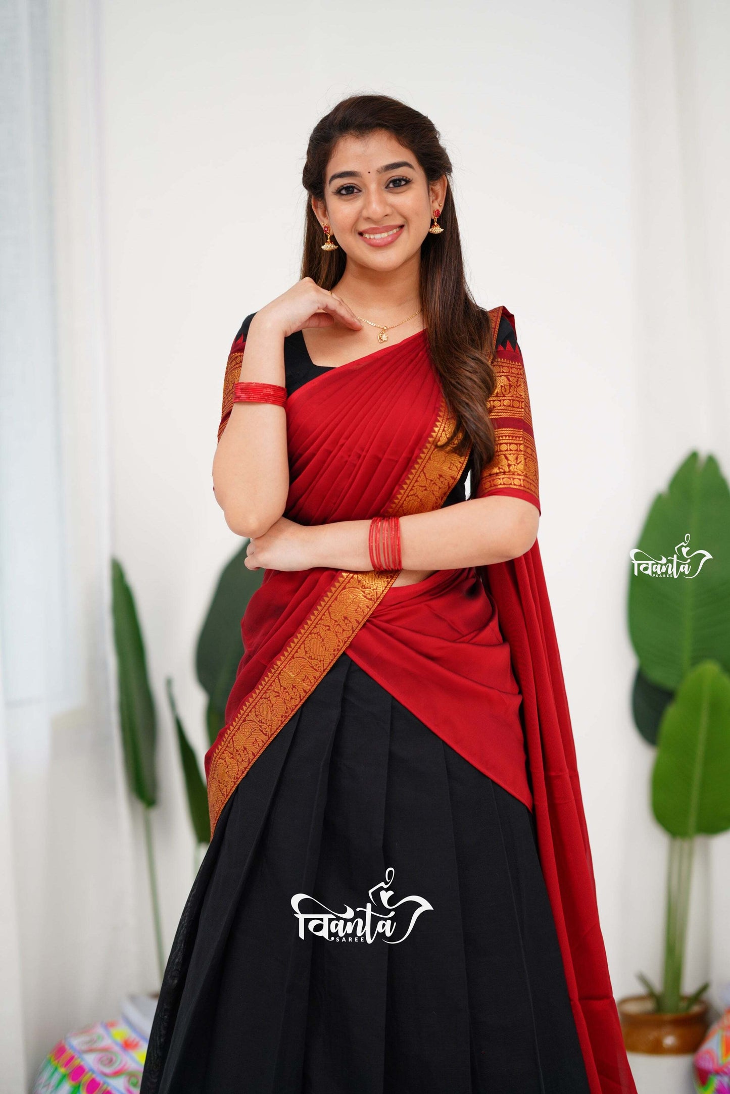 Padmaja Cotton Half Saree