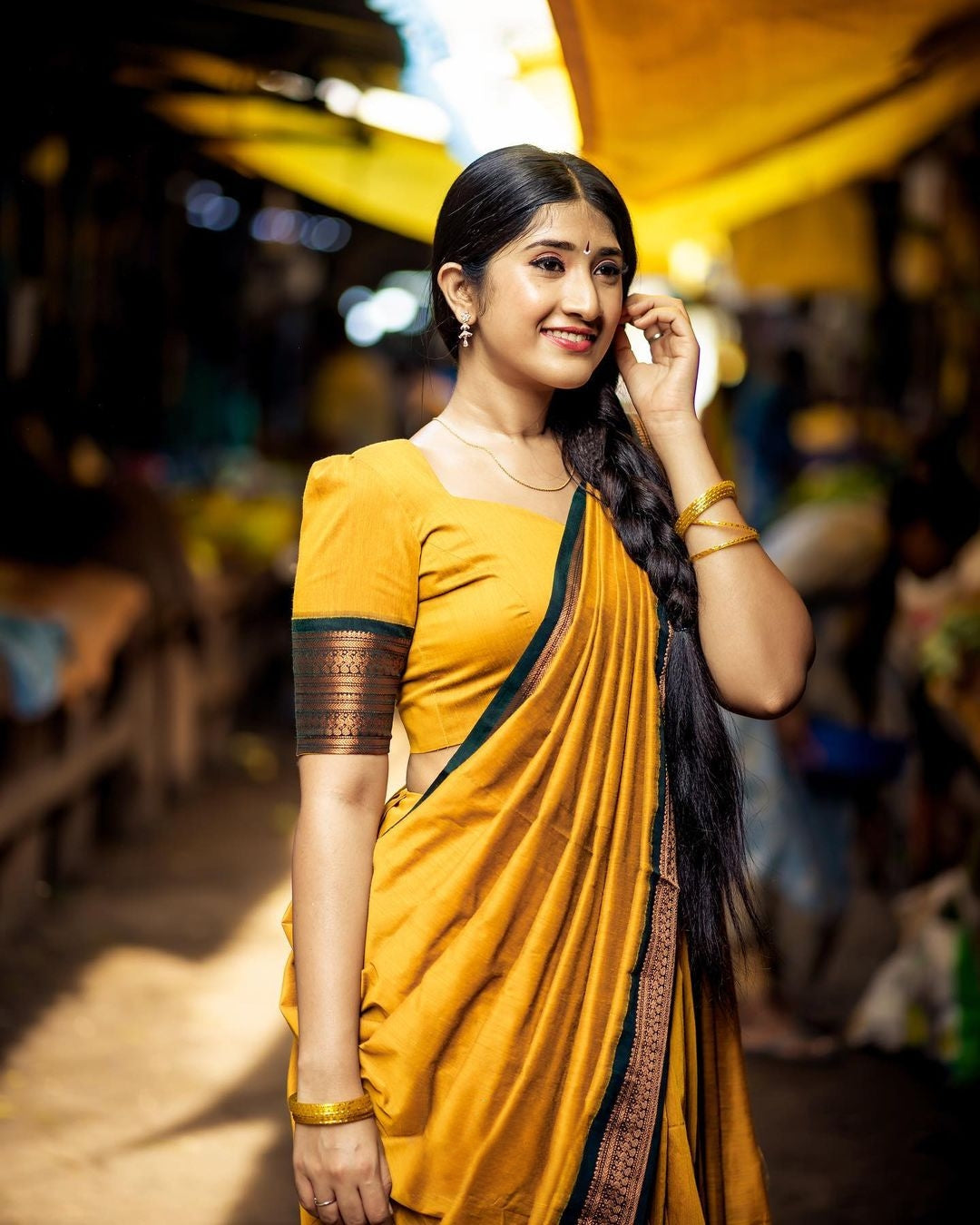 Kanjivaram Silk Zari Half Saree Lehenga With Blouse Along With Banarsi Silk Dupatta