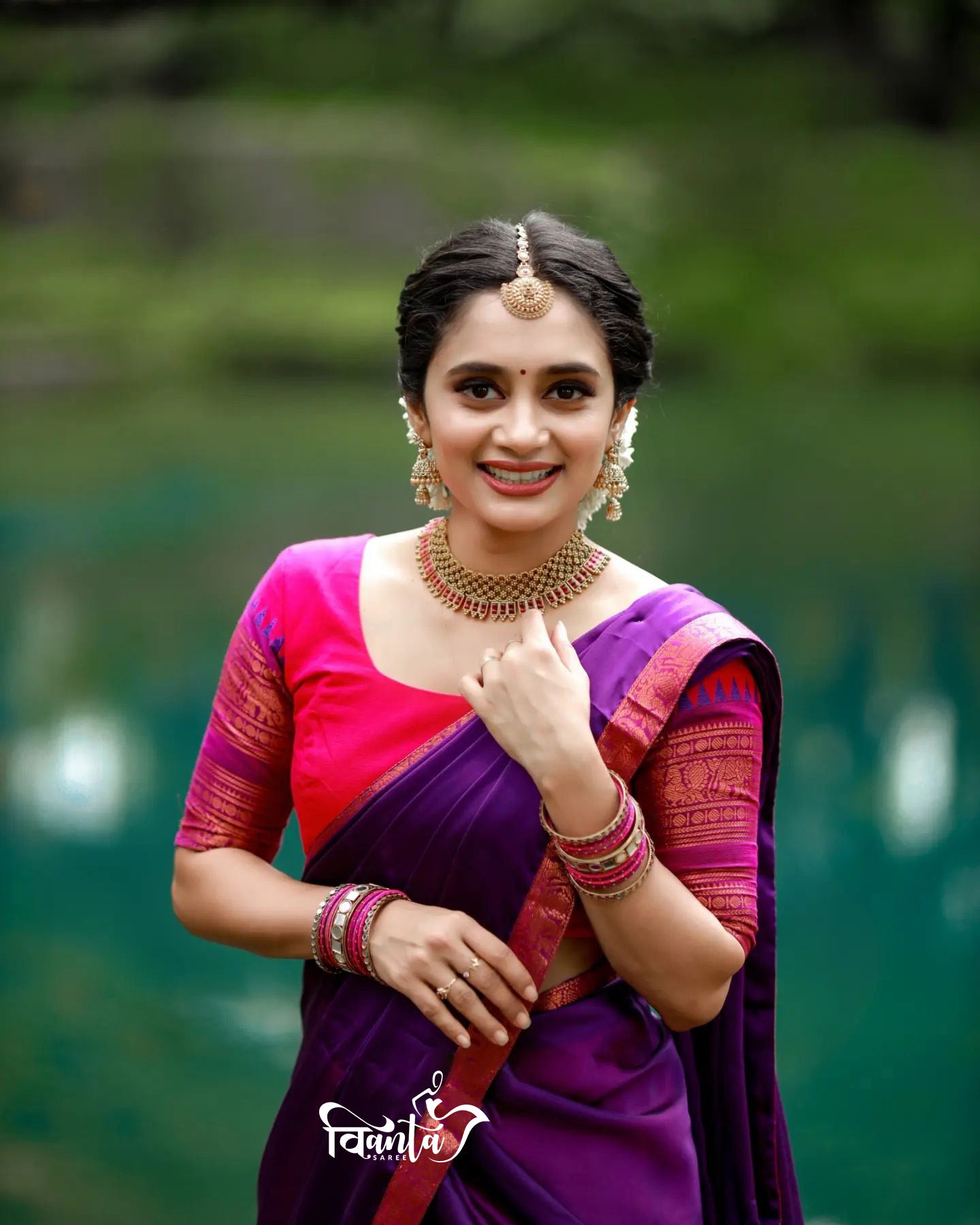 Kanjivaram Silk Zari Half Saree Lehenga With Blouse Along With Banarsi Silk Dupatta