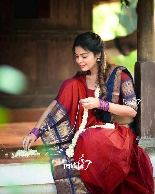 Kanjivaram Silk Zari Half Saree Lehenga With Blouse Along With Banarsi Silk Dupatta
