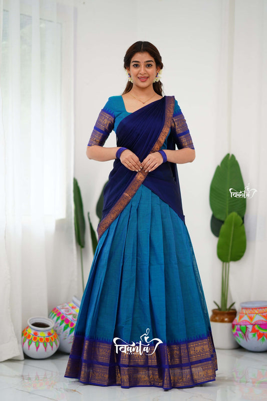 Padmaja Cotton Half Saree