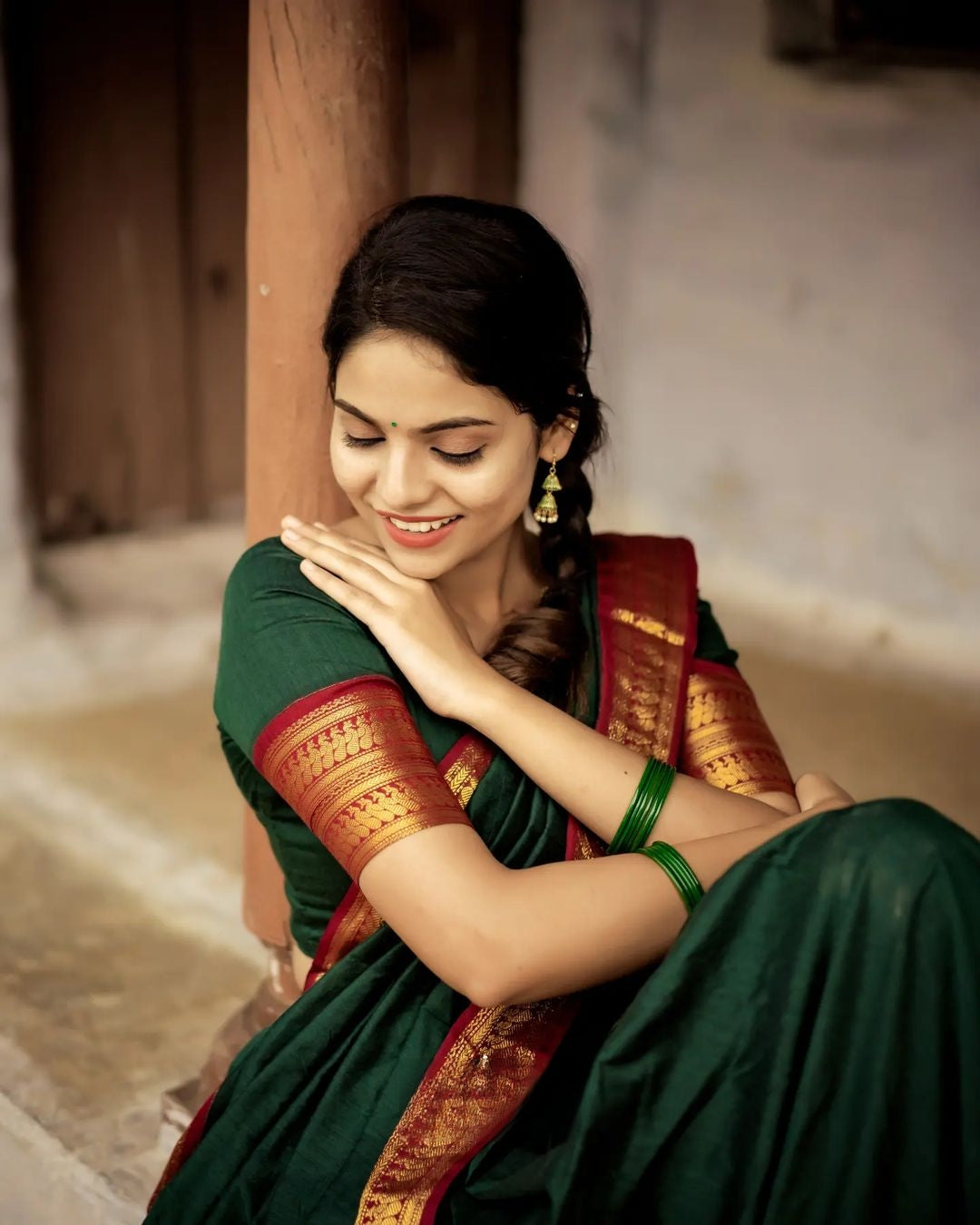 Kanjivaram Silk Zari Half Saree Lehenga With Blouse Along With Banarsi Silk Dupatta