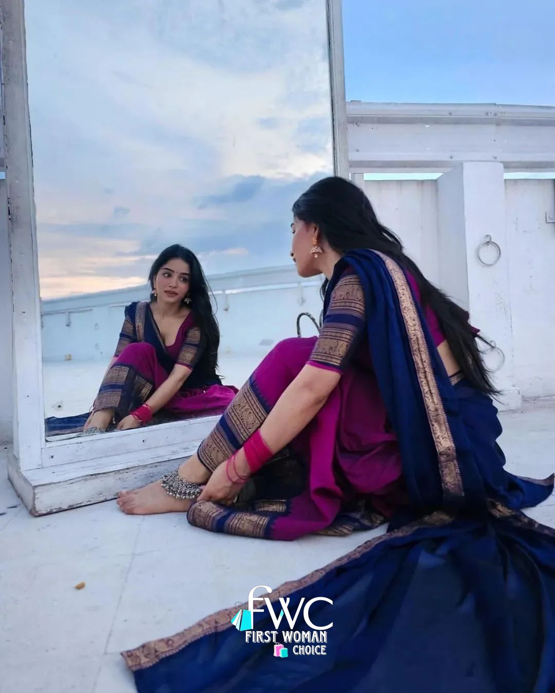 Kanjivaram Silk Zari Half Saree Lehenga With Blouse Along With Banarsi Silk Dupatta
