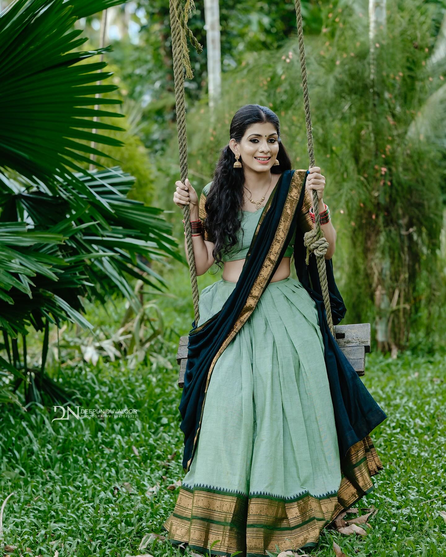 Kanjivaram Silk Zari Half Saree Lehenga With Blouse Along With Banarsi Silk Dupatta