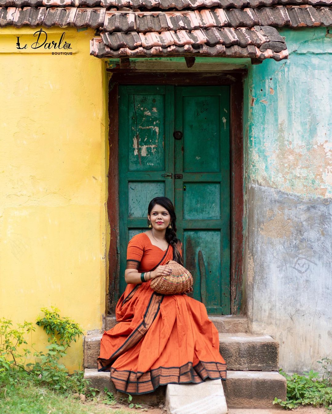 Kanjivaram Silk Zari Half Saree Lehenga With Blouse Along With Banarsi Silk Dupatta