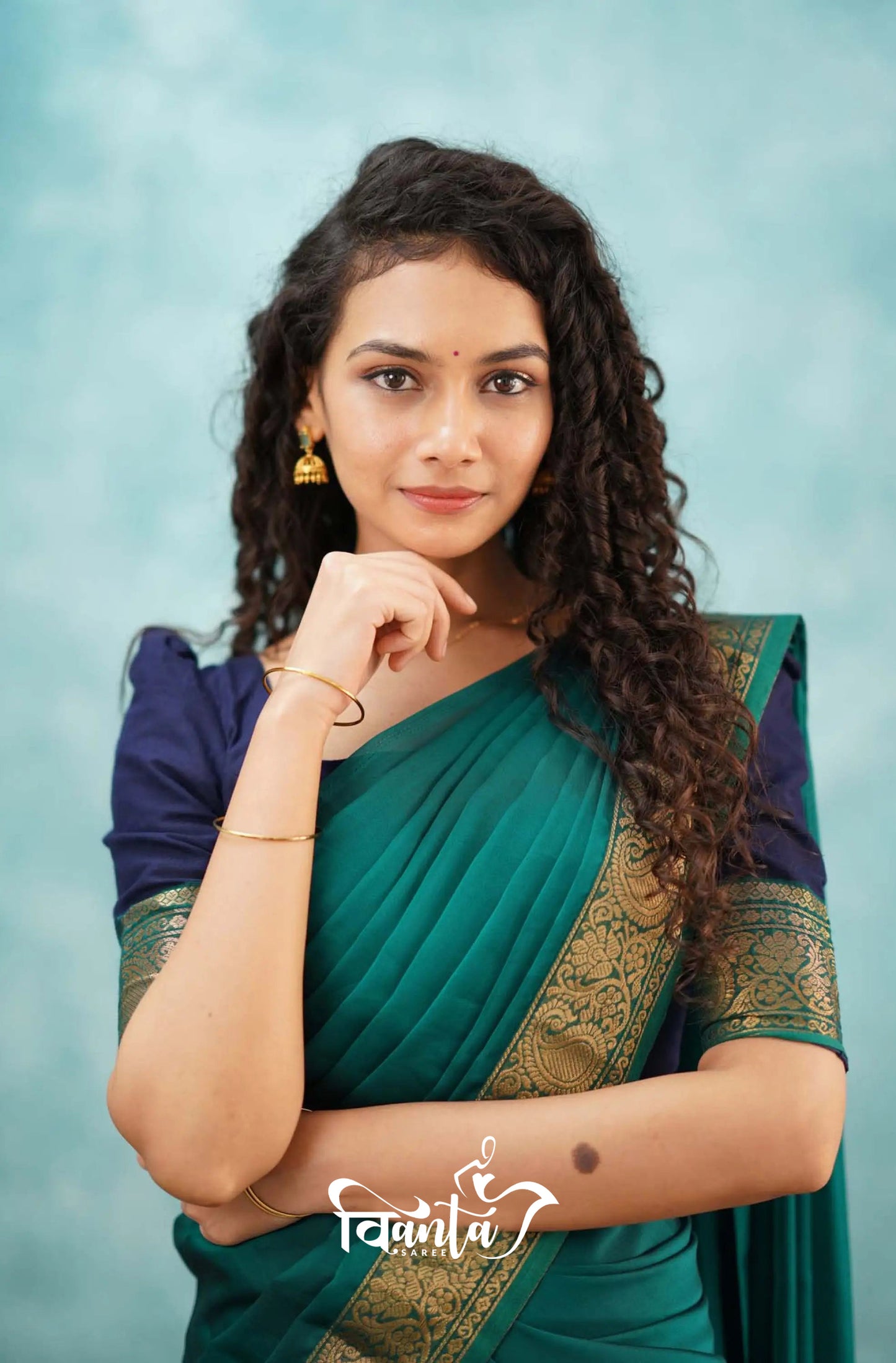 Kanjivaram Silk Zari Half Saree Lehenga With Blouse Along With Banarsi Silk Dupatta