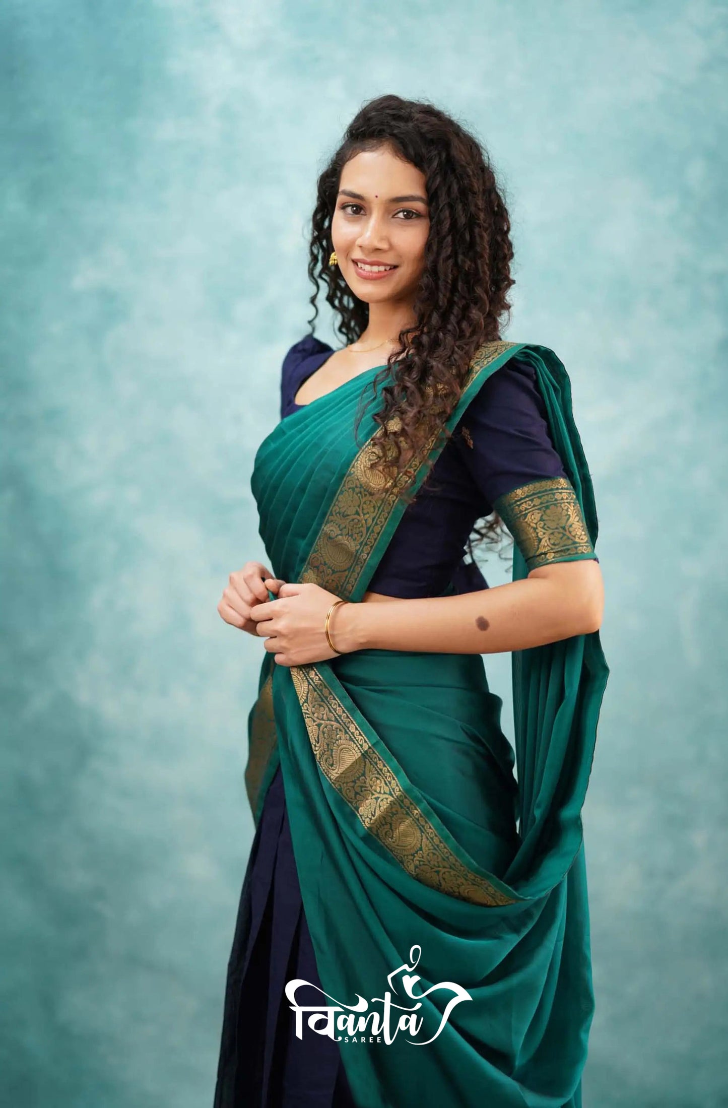 Kanjivaram Silk Zari Half Saree Lehenga With Blouse Along With Banarsi Silk Dupatta