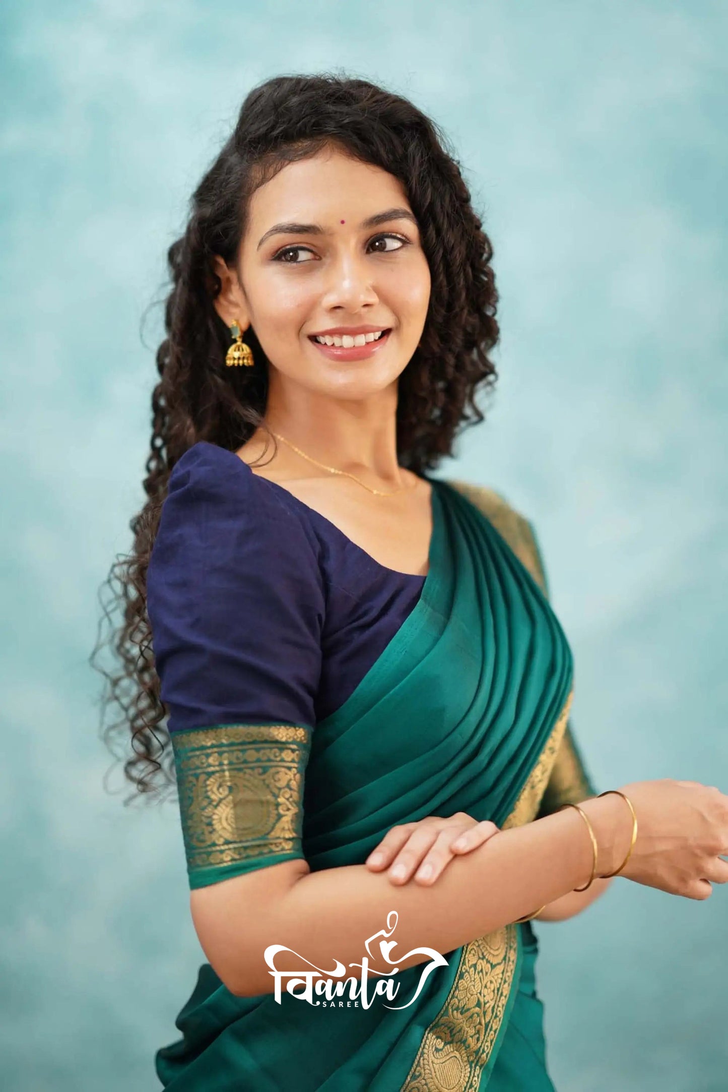 Kanjivaram Silk Zari Half Saree Lehenga With Blouse Along With Banarsi Silk Dupatta